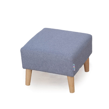 Star Kidz Linen Foot Stool - Grey