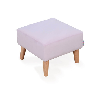 Star Kidz Foot Stool - Pink Velvet