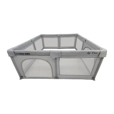 Star Kidz La Vue Rectangular Playpen Silver