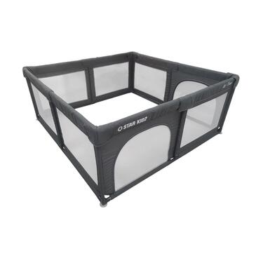 Star Kidz La Vue Square Playpen Charcoal