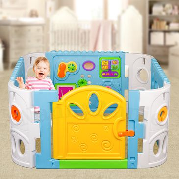 Baby Playpen - Interactive Baby Room Play Den WITH GATE